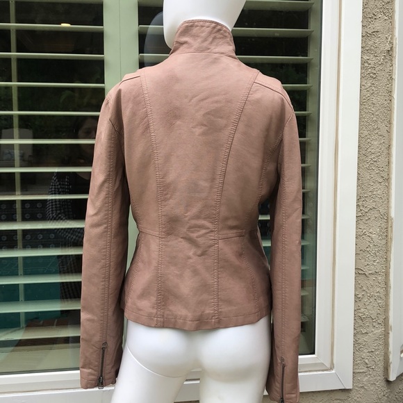 Vintage Arden B. Mauve Leather Jacket SzSm - Picture 8 of 12